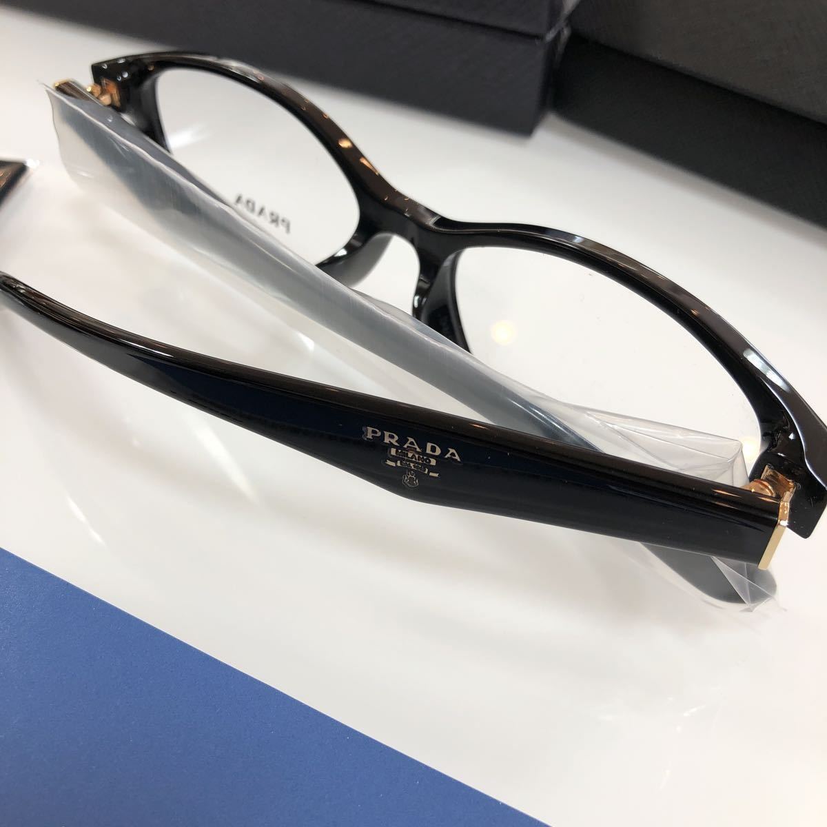 安心の2年間メーカー正規保証付 定価49,500 眼鏡 正規品 新品 PRADA VPR02S 54-16 1AB-101 プラダ メガネフレーム 眼鏡 眼鏡フレーム PR02_画像8