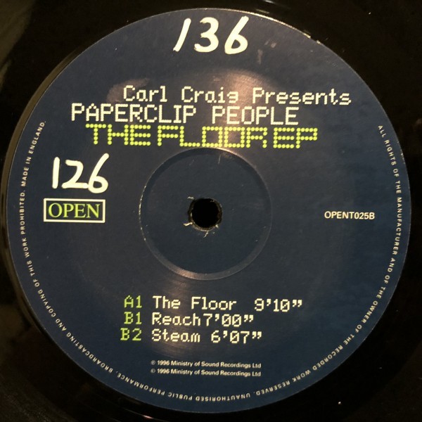 Carl Craig Presents Paperclip People / The Floor EP_画像1