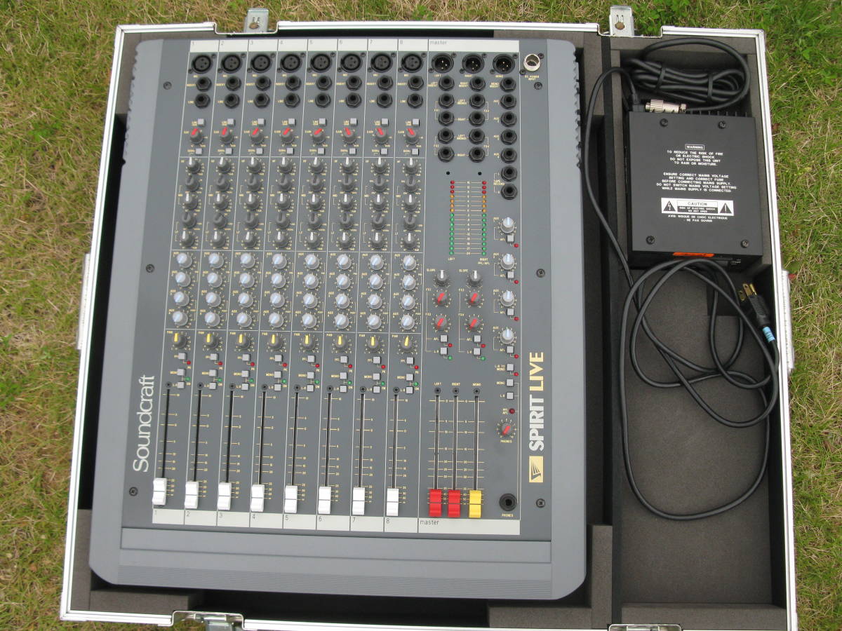 SOUNDCRAFT SPIRIT LIVE 8CH 数回使用 美品ケース付き | ovale.eu