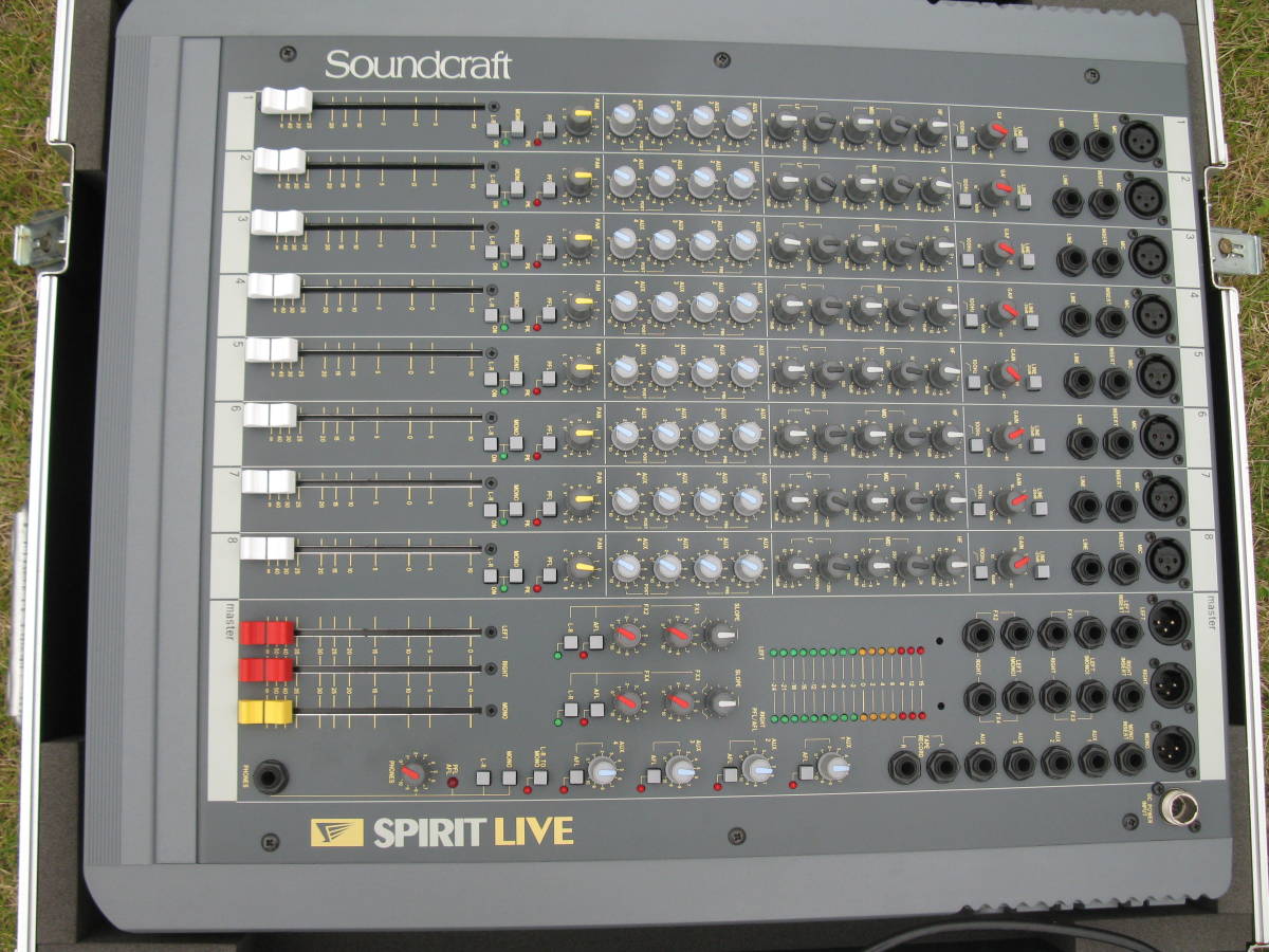 SOUNDCRAFT SPIRIT LIVE 8CH 数回使用 美品ケース付き | ovale.eu