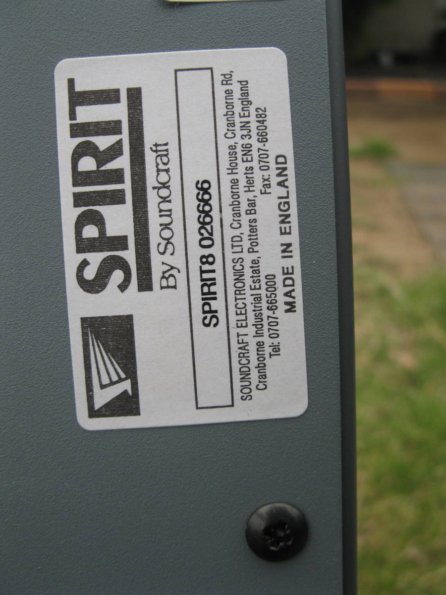SOUNDCRAFT SPIRIT LIVE 8CH 数回使用 美品ケース付き | ovale.eu
