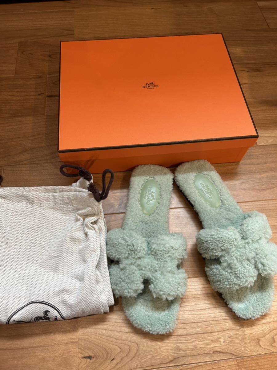 エルメス サンダルオラン35ハーフ一度着用 | visaliariverrock.com