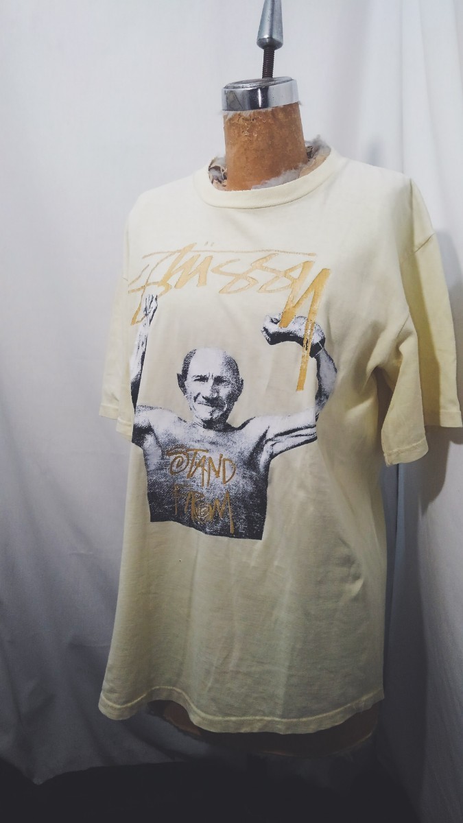 Vintage stussy stand firm photo print t-shirt 90s オールド ステューシー スタンドファーム フォトプリント Tシャツ サーフ ビンテージ_画像2