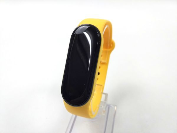 Xiaomi Mi BAND スマートバンド 5/6 交換バンド ベルト イエロー_画像1