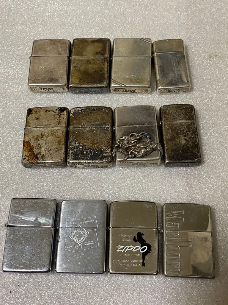 ZIPPO まとめ12個 ジッポー オイルライター marlboro STERLING