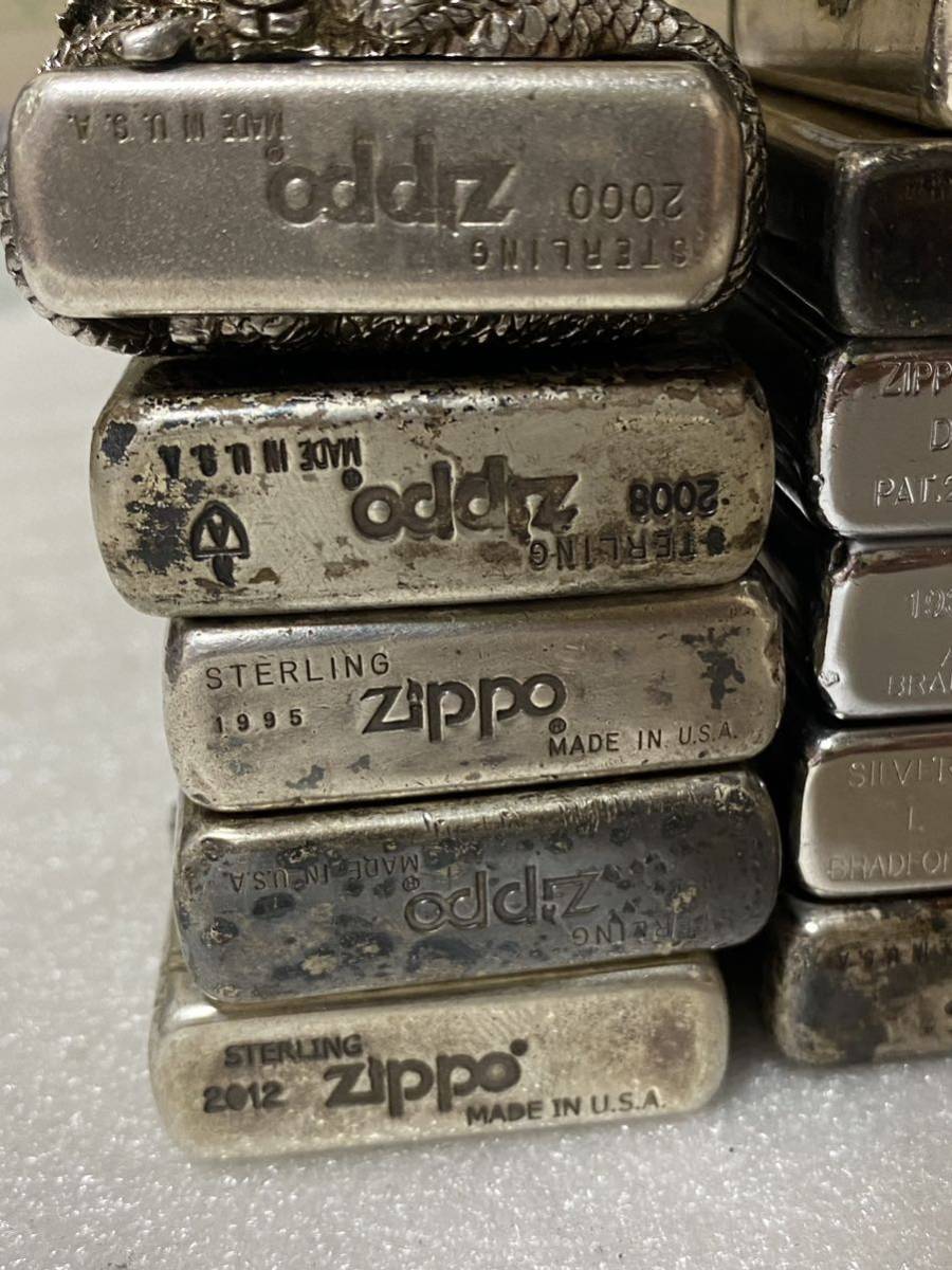 ZIPPO まとめ12個 ジッポー オイルライター marlboro STERLING