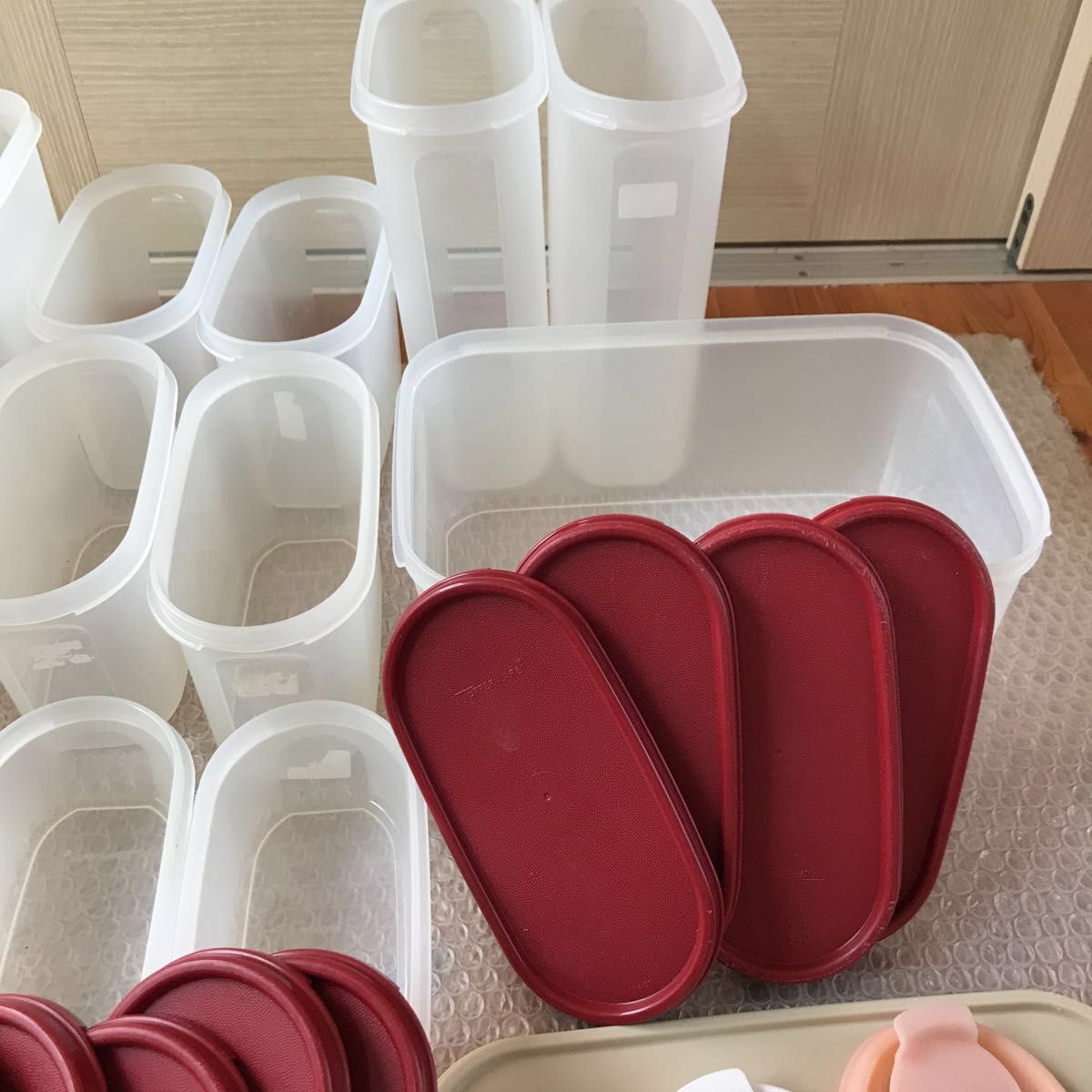 【まとめて19個】タッパーウェア Tupperware MM楕円／ワイド　タッパーウエア 保存容器 密封容器