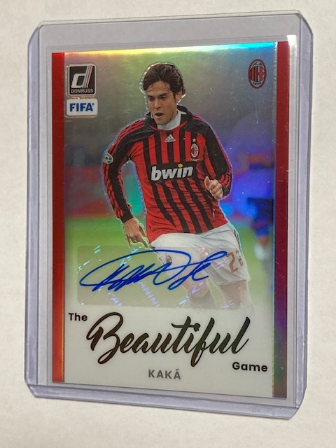 2022-23 Panini Donruss Soccer Beautiful Game Red Prizm Autograph