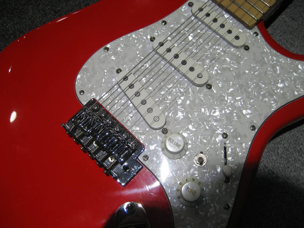 LEDポジションマーク 輸入ギター メーカー不明 ストラトタイプの画像10