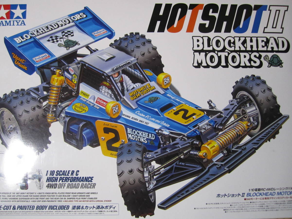 1/10 ホットショットII BLOCKHEAD MOTORS フルベアリング化 HOT 1/10 ホットショットII BLOCKHEAD MOTORS フルベアリング化 HOT