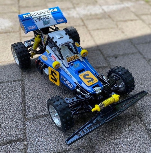 1/10 ホットショットII BLOCKHEAD MOTORS フルベアリング化 HOT SHOT 2 ブロックヘッドモータース TAMIYA 4WD  EP R/C