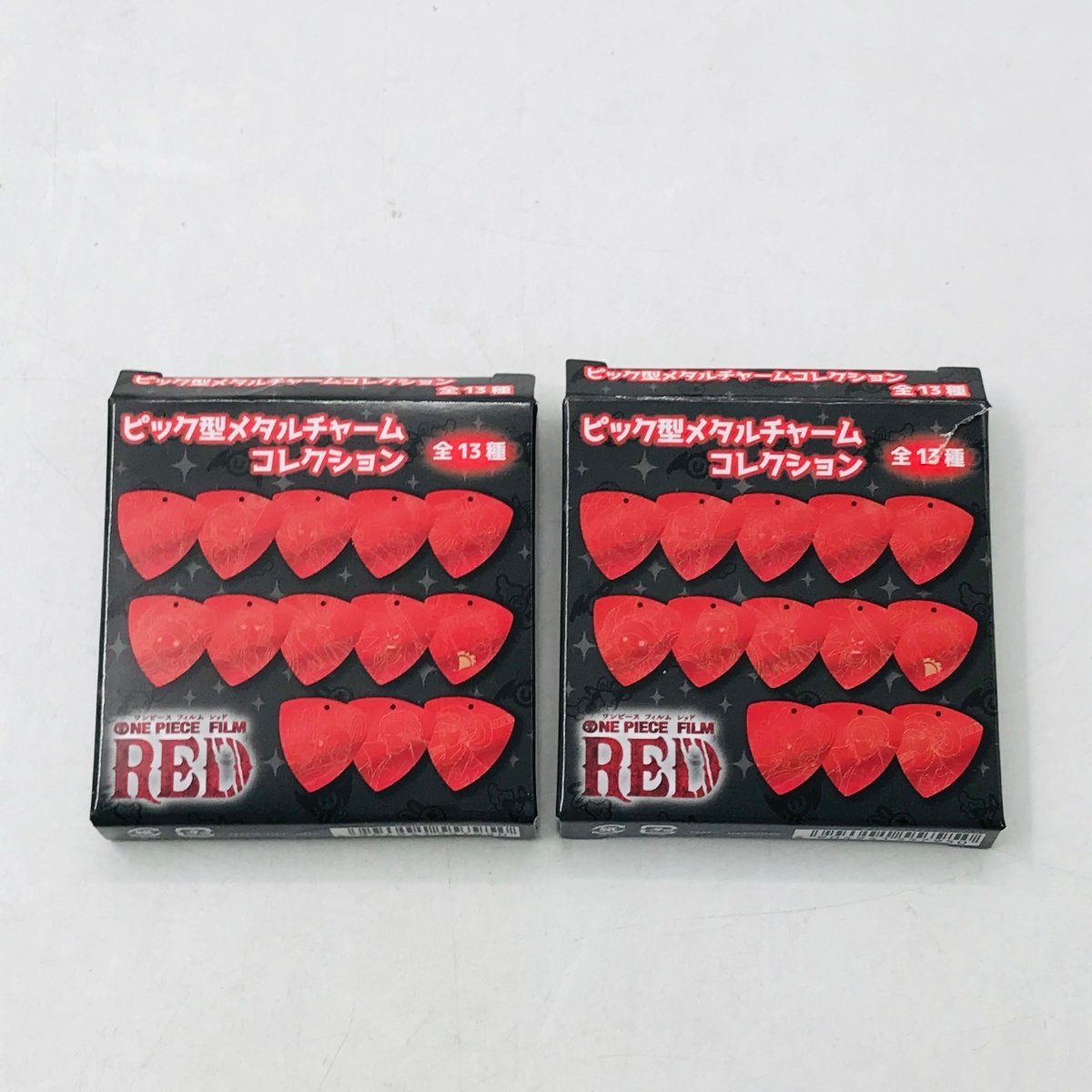 新古品 ピック型メタルチャーム コレクション ワンピース FILM RED