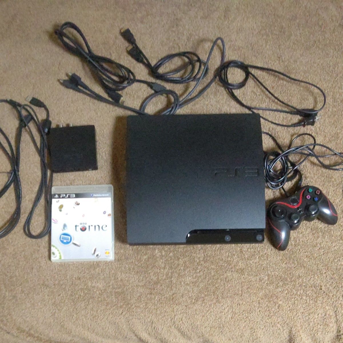 箱無し】PS3 CECH-3000A torne付き【オプション付き】-