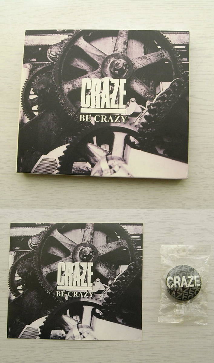 CRAZE クレイズ BECRAZE 初回盤 バッジ ステッカー付き Body D'ERLANGER デランジェ _画像1