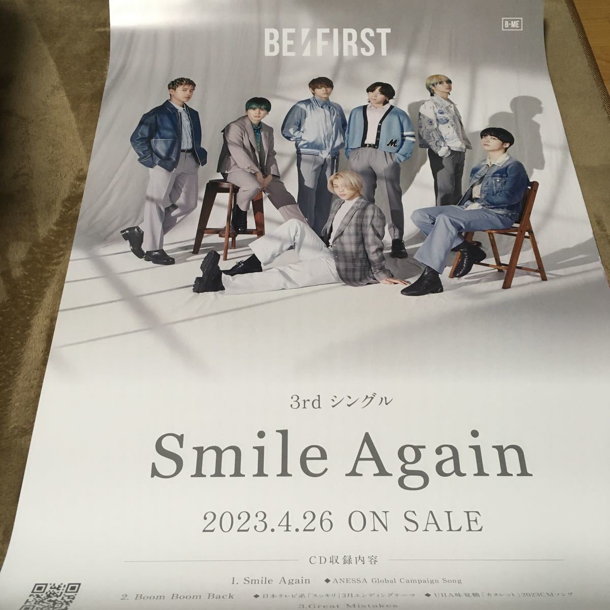 Yahoo!オークション - ポスター☆BE:FIRST Smile Again