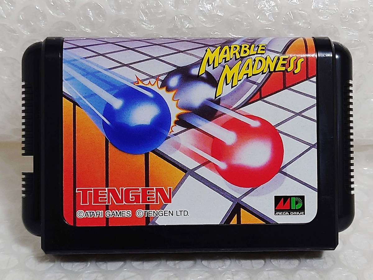 廃盤品 TENGEN MD MARBLE MADNESS テンゲン メガドライブ 廃盤品 TENGEN MD MARBLE MADNESS テンゲン メガドライブ