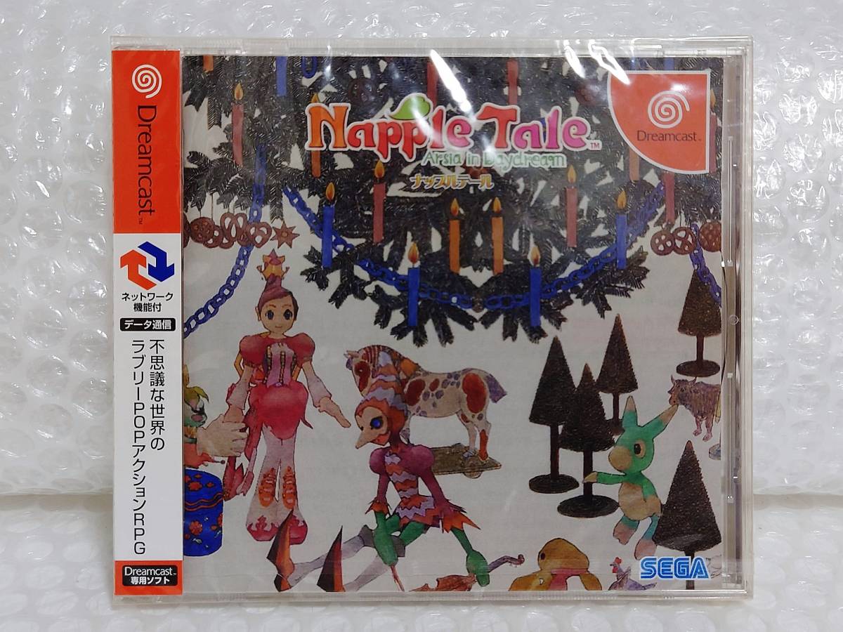 未開封+廃盤品　SEGA　DC　Napple Tale　Arsia in Daydream　セガ　ドリームキャスト　ナップルテール　アリシア イン デイドリーム_画像1