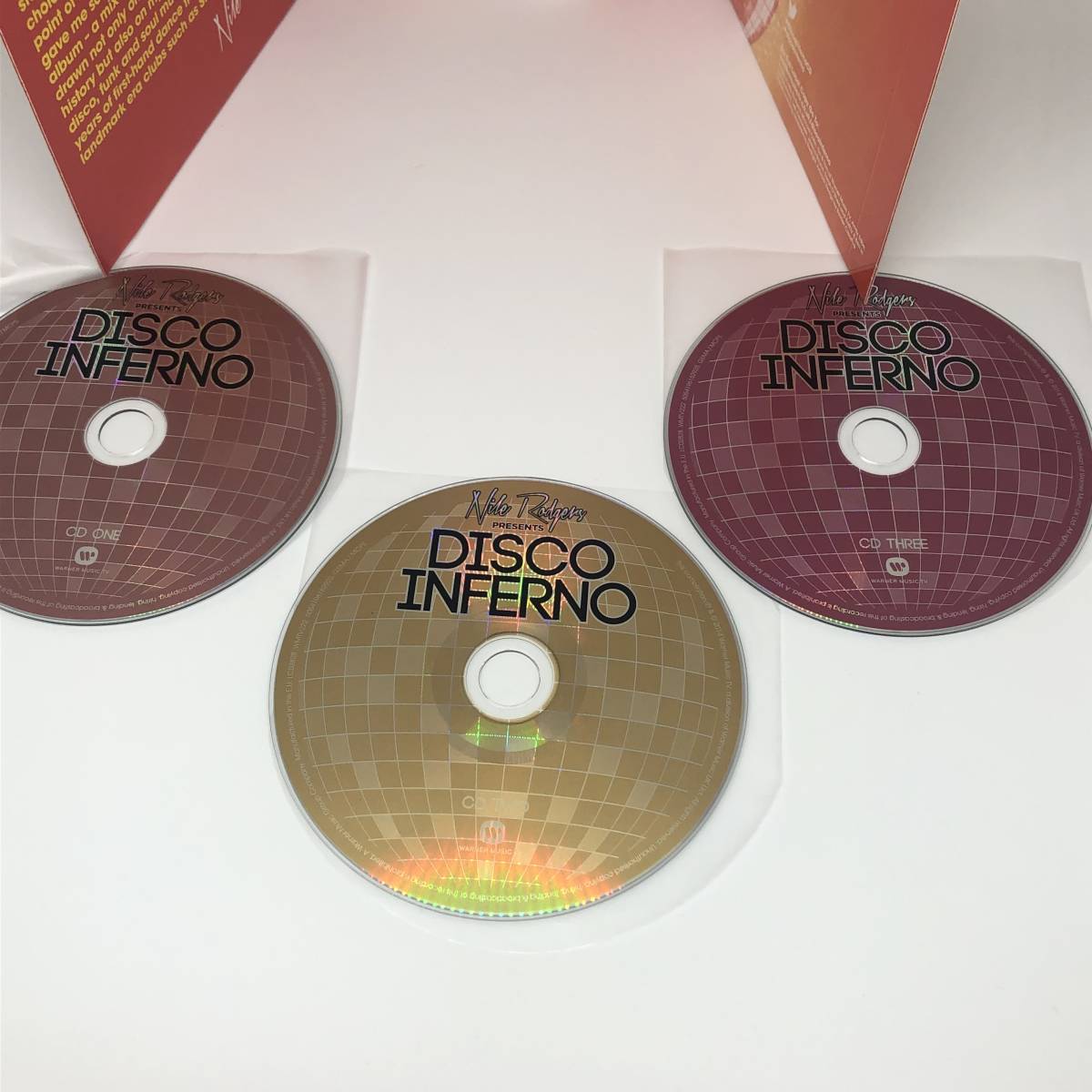 UK盤 中古CD 3枚組 Nile Rodgers Disco Inferno ナイル・ロジャーズ Warner Music TV WMTV222 個人所有_画像2