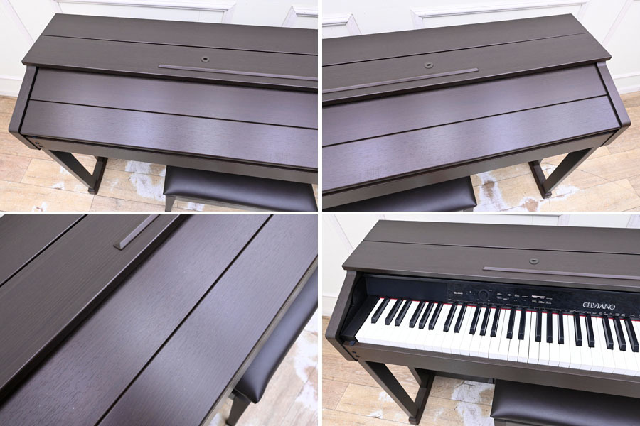 IE09 カシオ CASIO セルビアーノ CELVIANO 電子ピアノ AP-450BN 鍵盤楽器 2013年製 椅子付 引き取り大歓迎の画像5