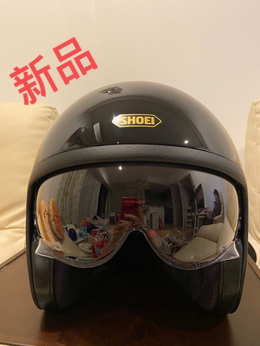 新品 送料無料 SHOEI JO ジェットヘルメット ブラック Mサイズ｜Yahoo
