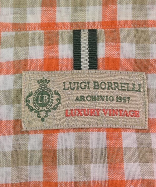 LUIGIBORRELLI LUXURY VINTAGE カジュアルシャツ メンズ ルイジボレリラグジュアリービンテージ