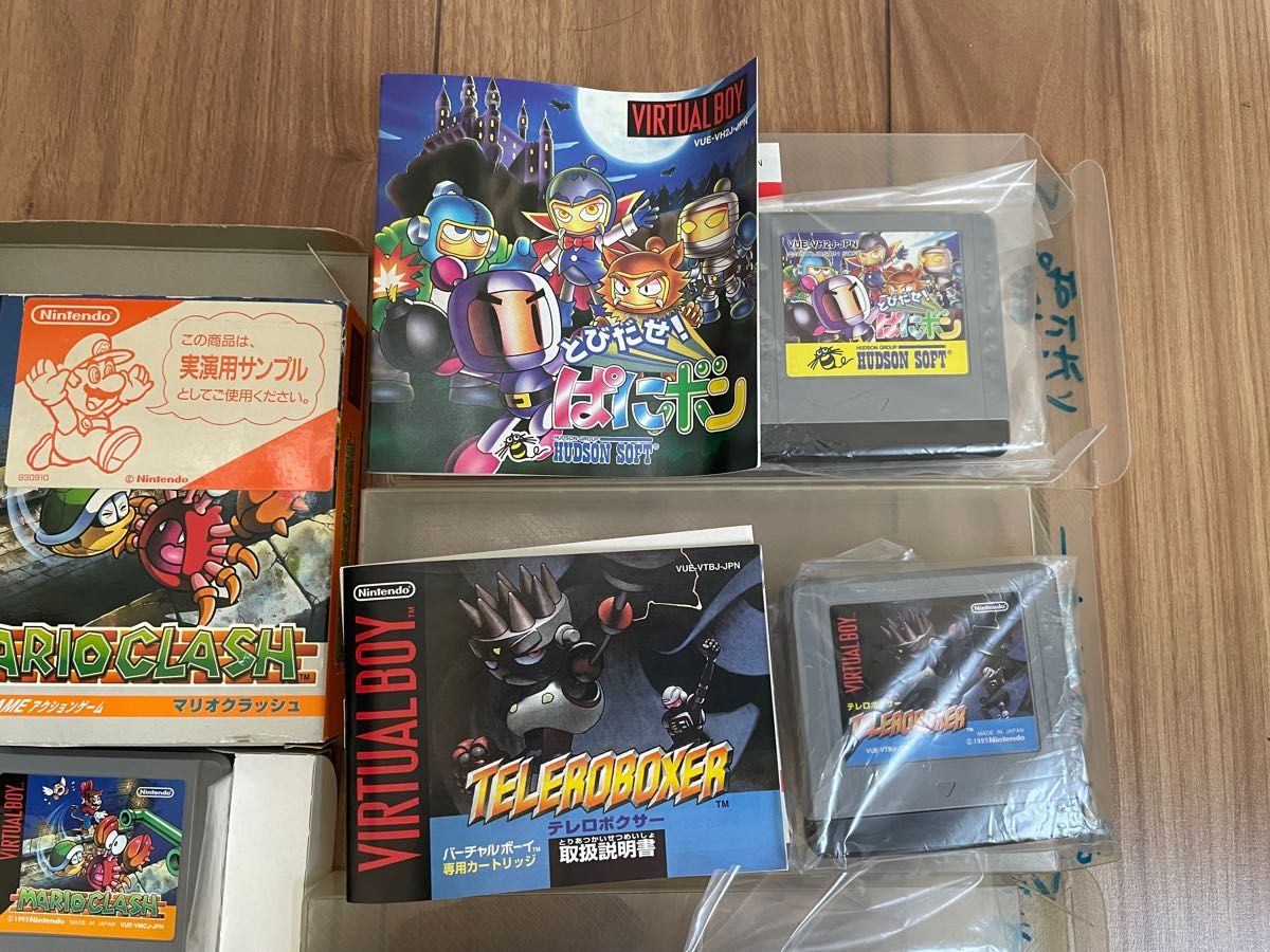 バーチャルボーイ 本体(ジャンク品)+ソフト6本 その他 バーチャルボーイ 本体(ジャンク品)+ソフト6本 その他
