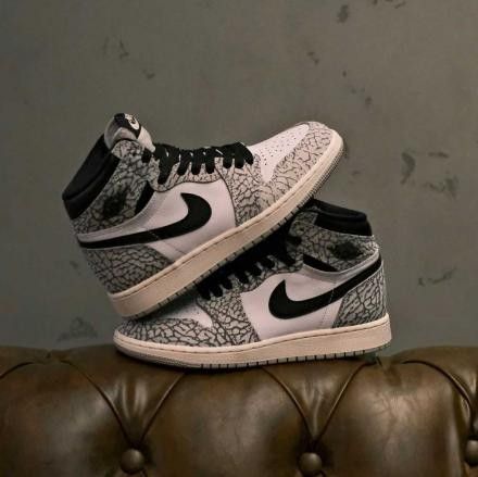 Nike Air Jordan 1 High OG White Cement ナイキエアジョーダン1 ハイ レトロ 30.5cm