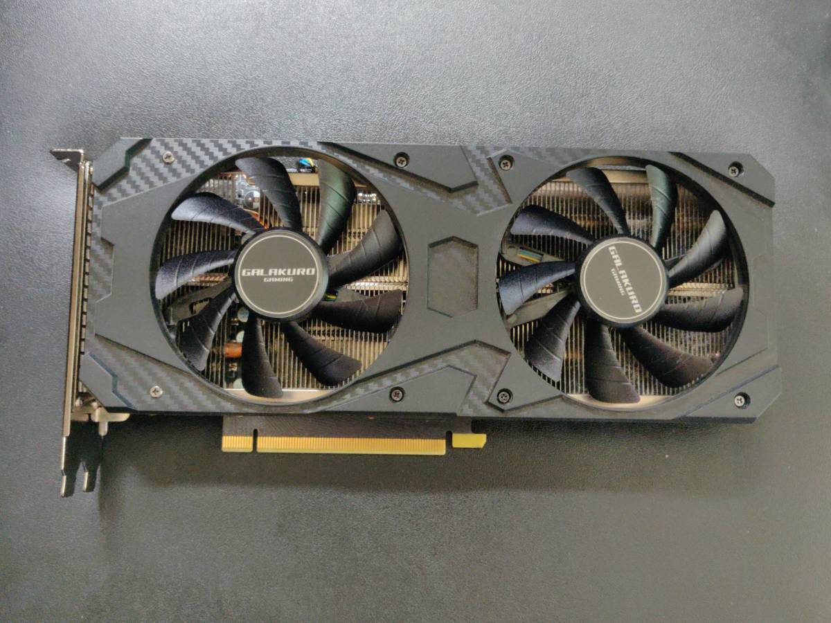 動作保証】 玄人志向GALAKURO nvidia GeForce RTX3060 OC 12GB 黒