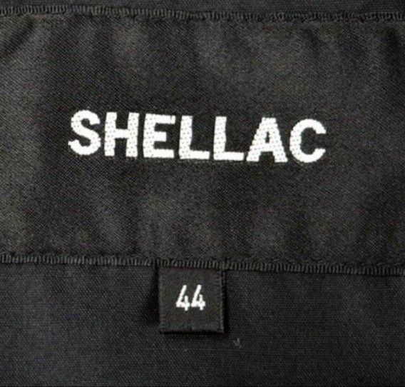 【美品】11万円　SHELLAC　シェラック　牛革　ミリタリーレザージャケット