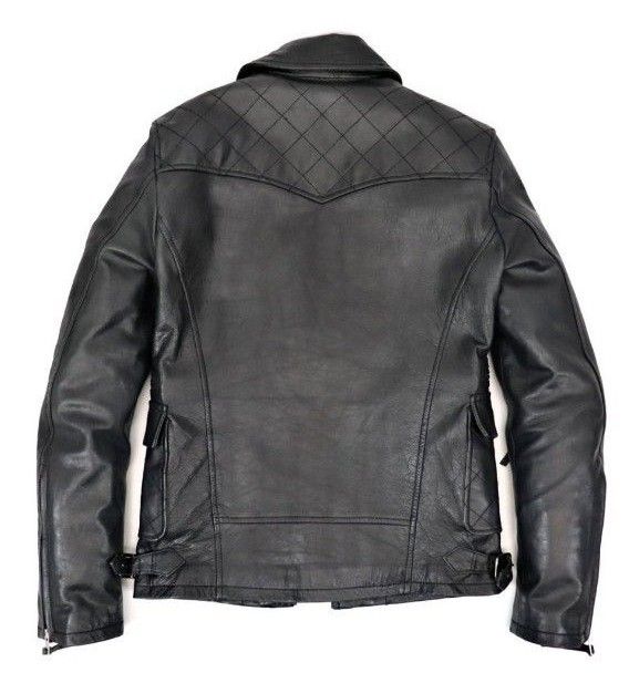 美品】新品価格8.2万円 アバハウス 羊革ラムレザー シングルライダース