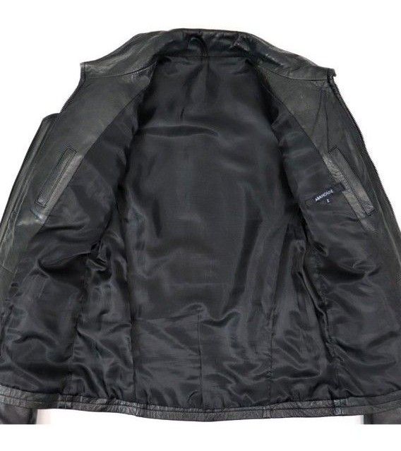 美品】新品価格8.2万円 アバハウス 羊革ラムレザー シングルライダース