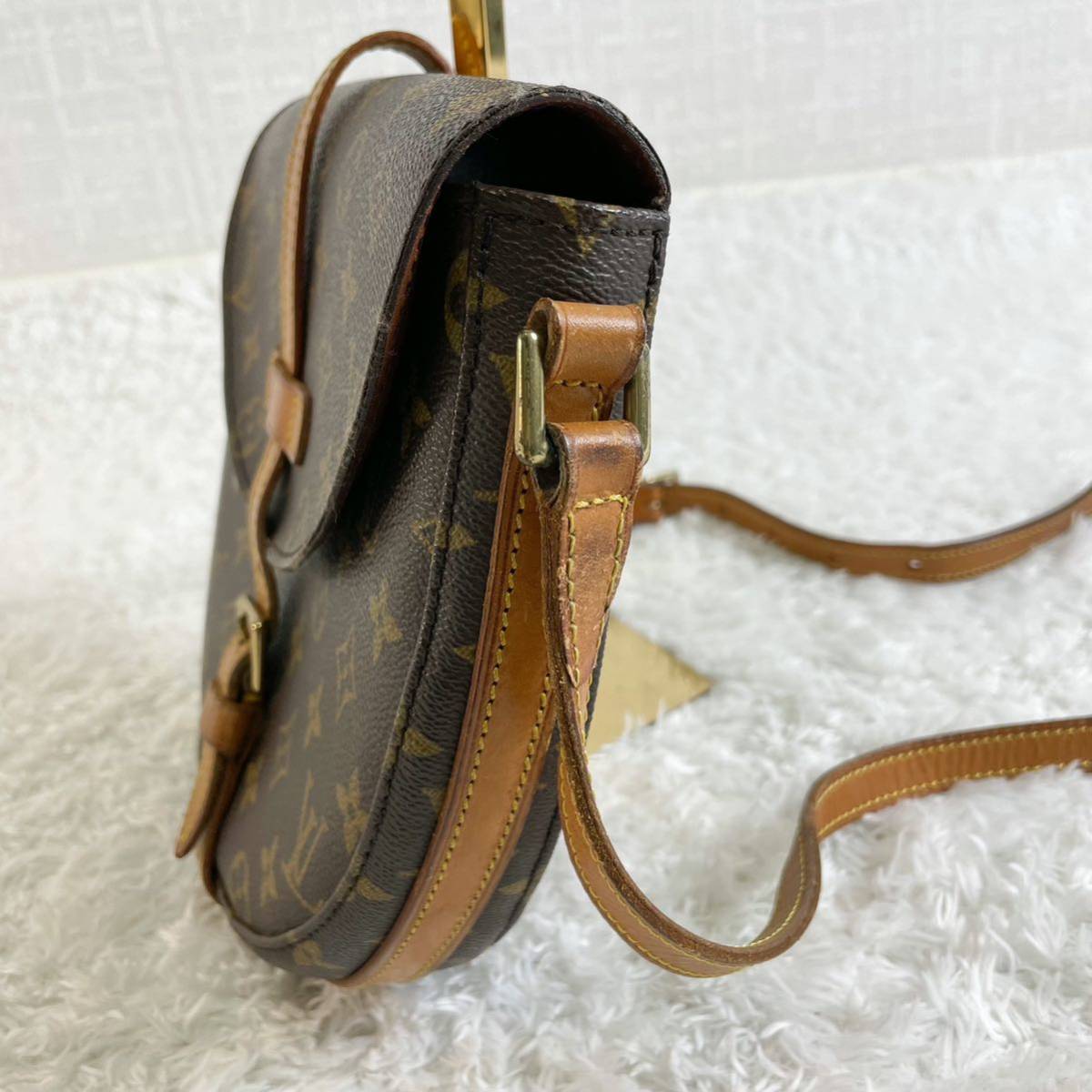 ルイヴィトン ショルダーバッグ シャンティ モノグラム レザー