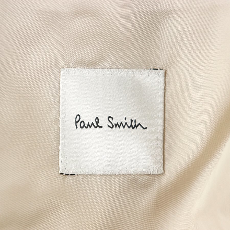相場価格￥165,000- 美品 日本製 PAUL SMITH ポールスミス メインライン 123100 デザインスーツ セットアップ ライムイエロー M メンズ-_画像6