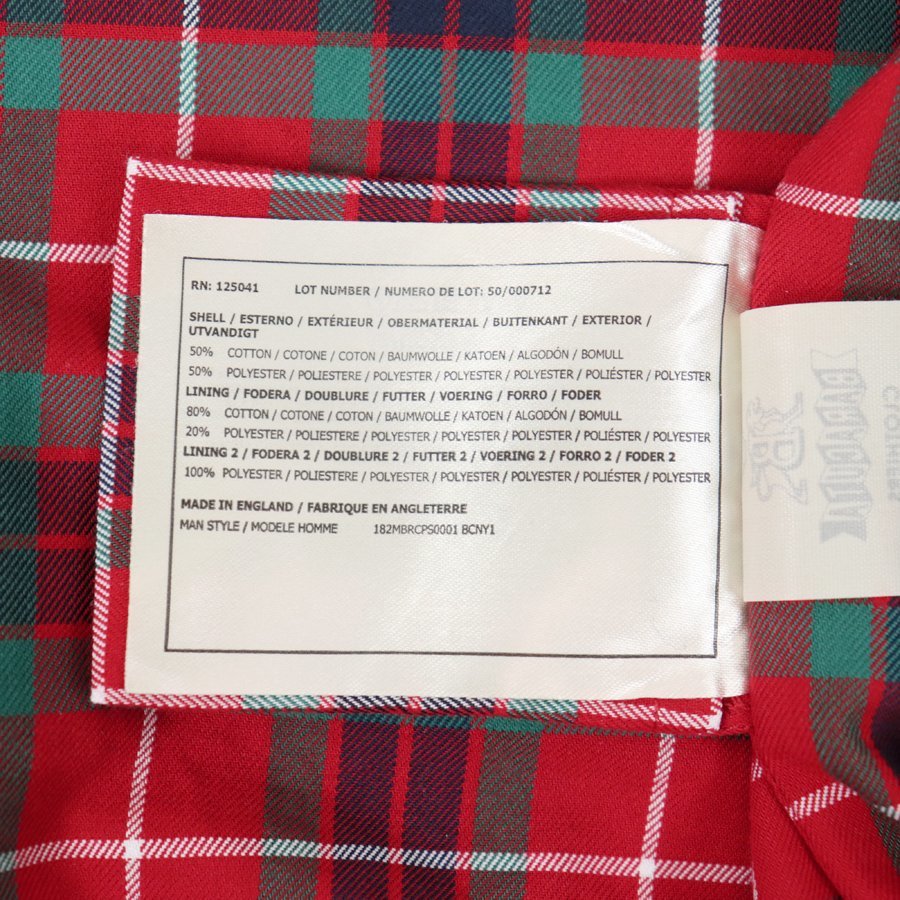 名作! 美品 イングランド製 BARACUTA バラクータ G-9 スイングトップ