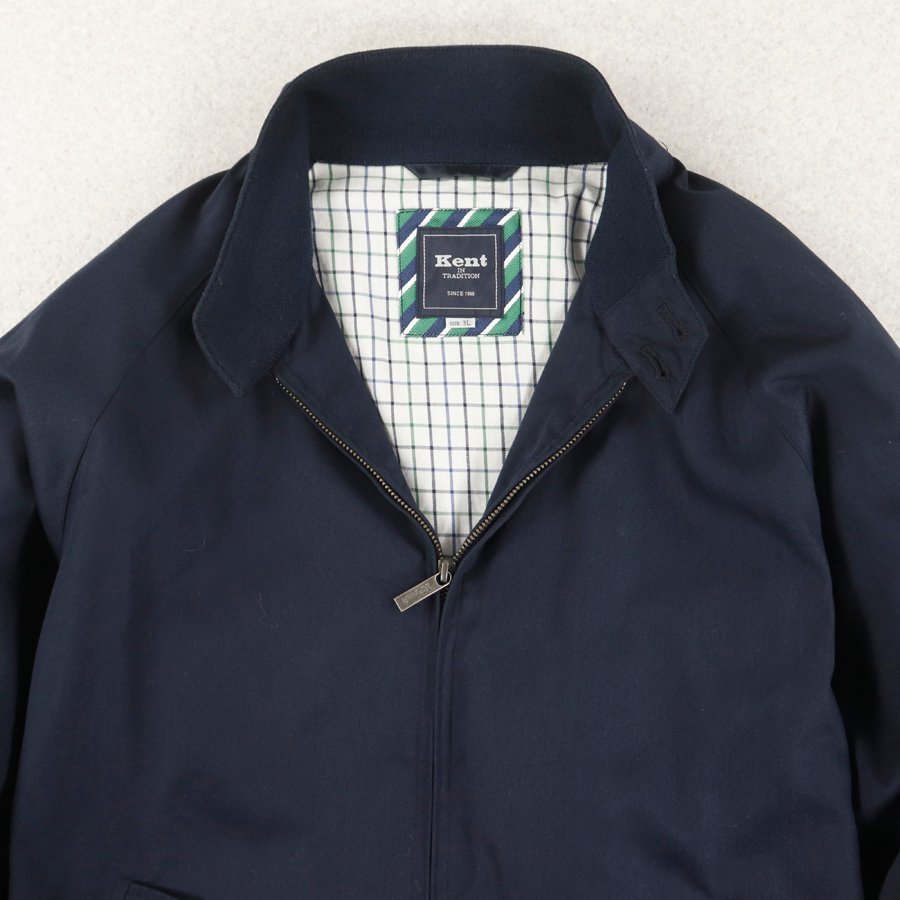 美品 Kent in Tradition ケント VAN JACKET ヴァンヂャケット TYPE G-4 ドライビングジャケット スイングトップ 紺 ネイビー 3L/2XL_画像2