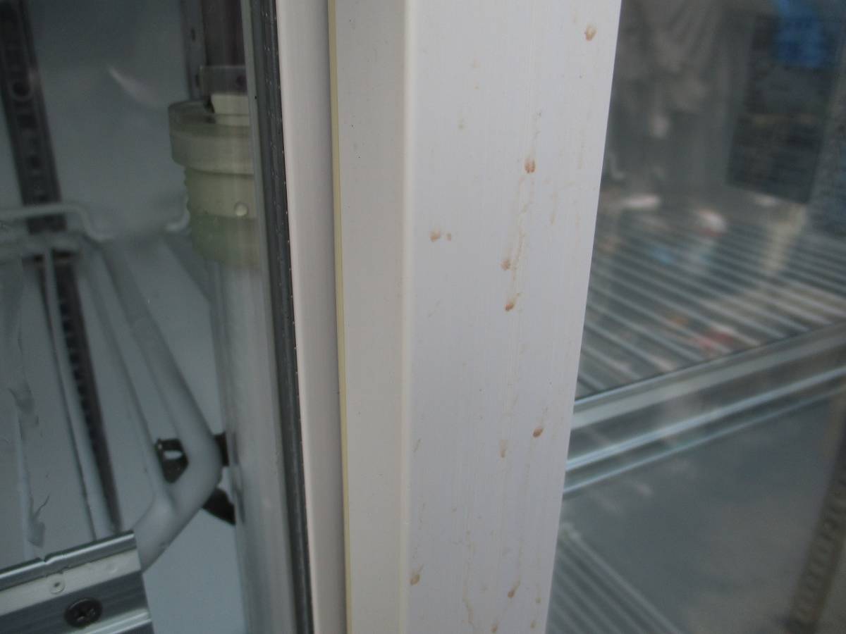 【引き取り限定】y2100-16　業務用　ダイワ　リーチイン冷蔵ショーケース　370L　351U　2013年製　100Ｖ　W900×D450×H20000　中古　厨房_画像9