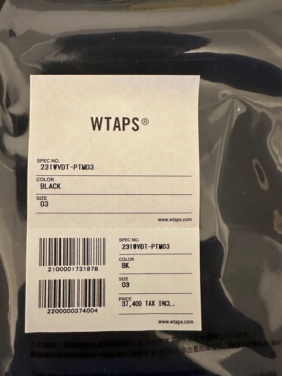 WTAPS MILT0001 /TROUSERS / NYCO OXFORD BLACK Lサイズ トラウザーズ