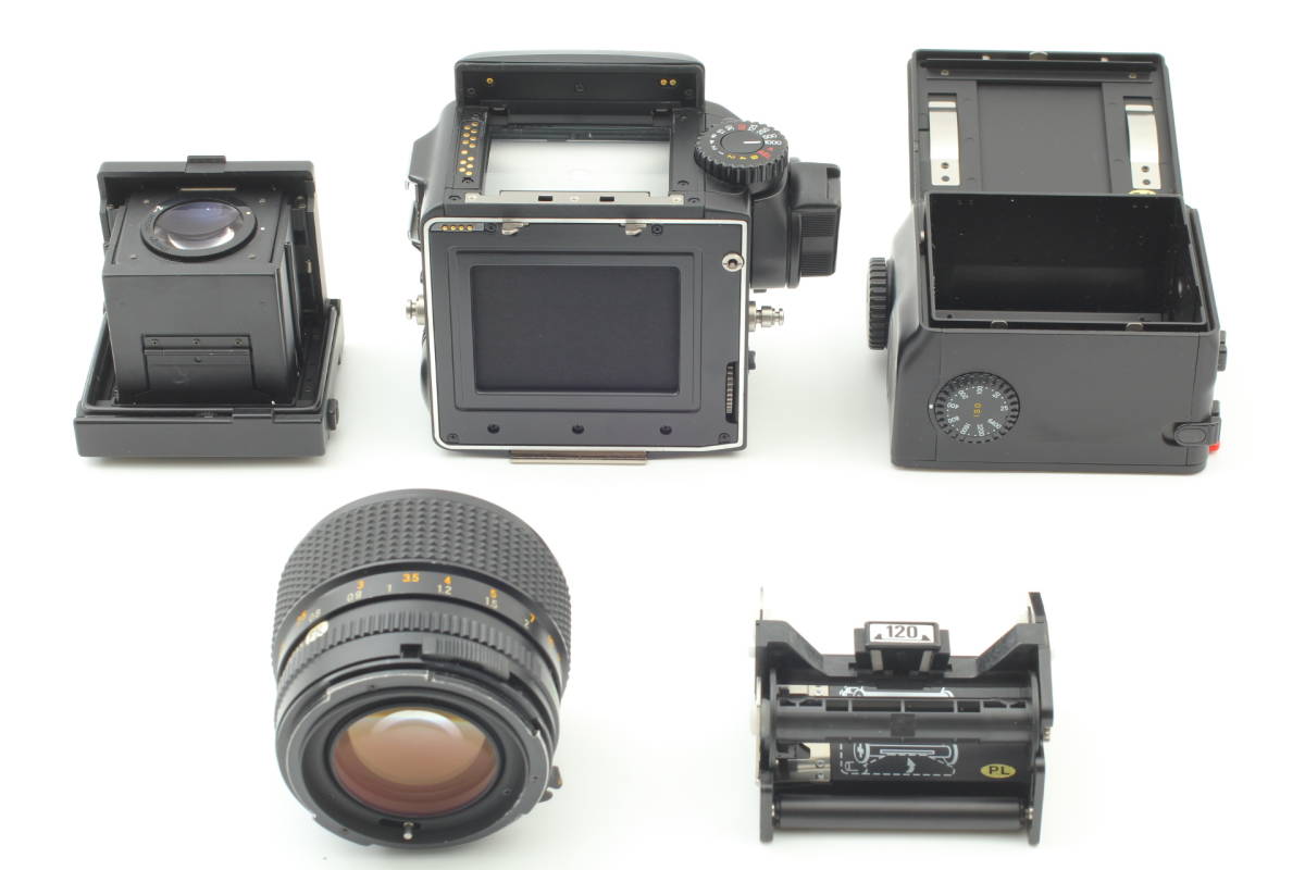Mamiya 645 Pro waist leavel finder 80 f/1.9 120 film back マミヤ