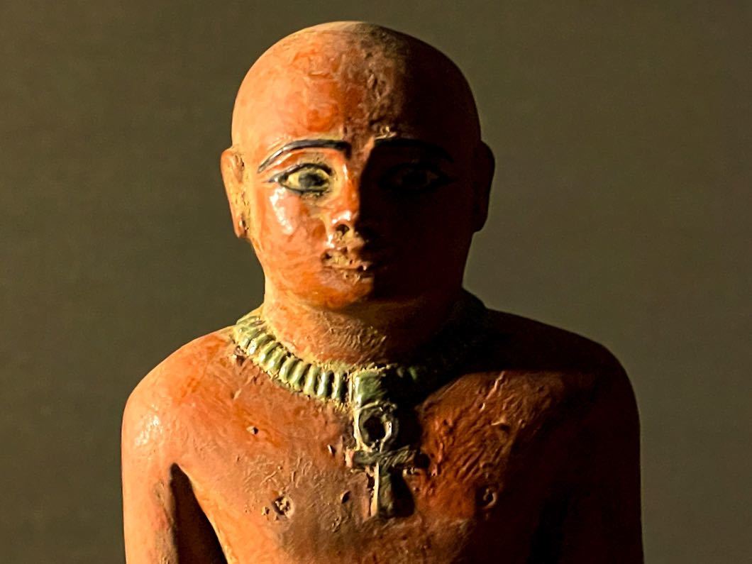天才の! 神回保証】古代エジプト カーアペルの像 出土品 シルクロード