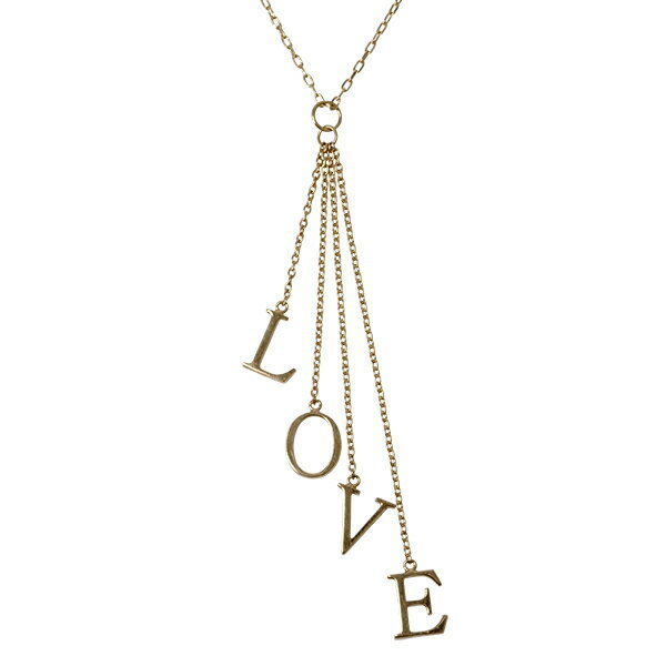 ＬＯＶＥ イニシャルネックレス love ネックレス ペンダント 18金 k18 18k_画像1