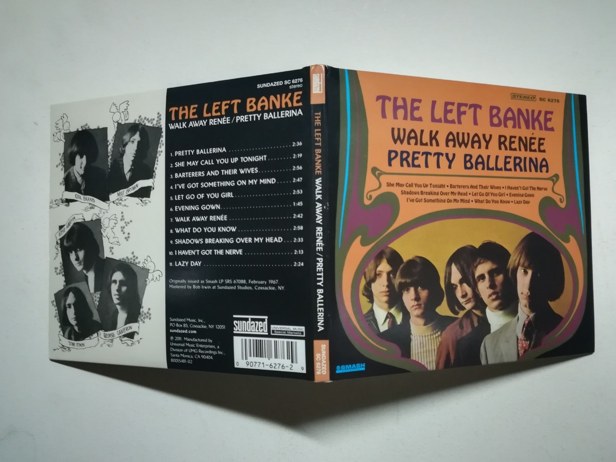 【紙ジャケCD】The Left Banke - Walk Away Renee / Pretty Ballerina 1967年(2011年US盤) USサイケポップ/ソフトロック _画像2