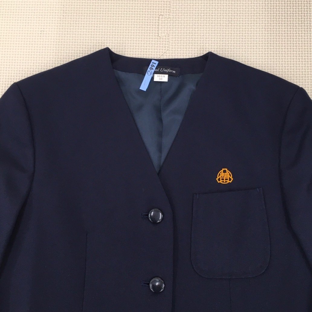G)A991 (中古) 群馬県 前橋市立 箱田中学校 4点セット /160A/W69 G)A991 (中古) 群馬県 前橋市立 箱田中学校 4点セット /160A/W69
