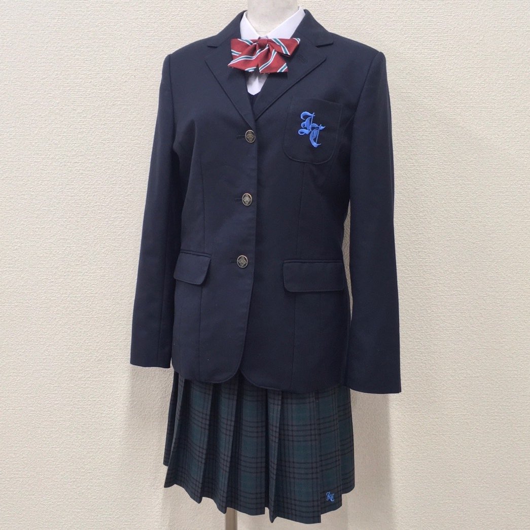 AS861(中古)高知県 伊野商業高校 5点セット /L/W66/ブレザー AS861(中古)高知県 伊野商業高校 5点セット /L/W66/ブレザー