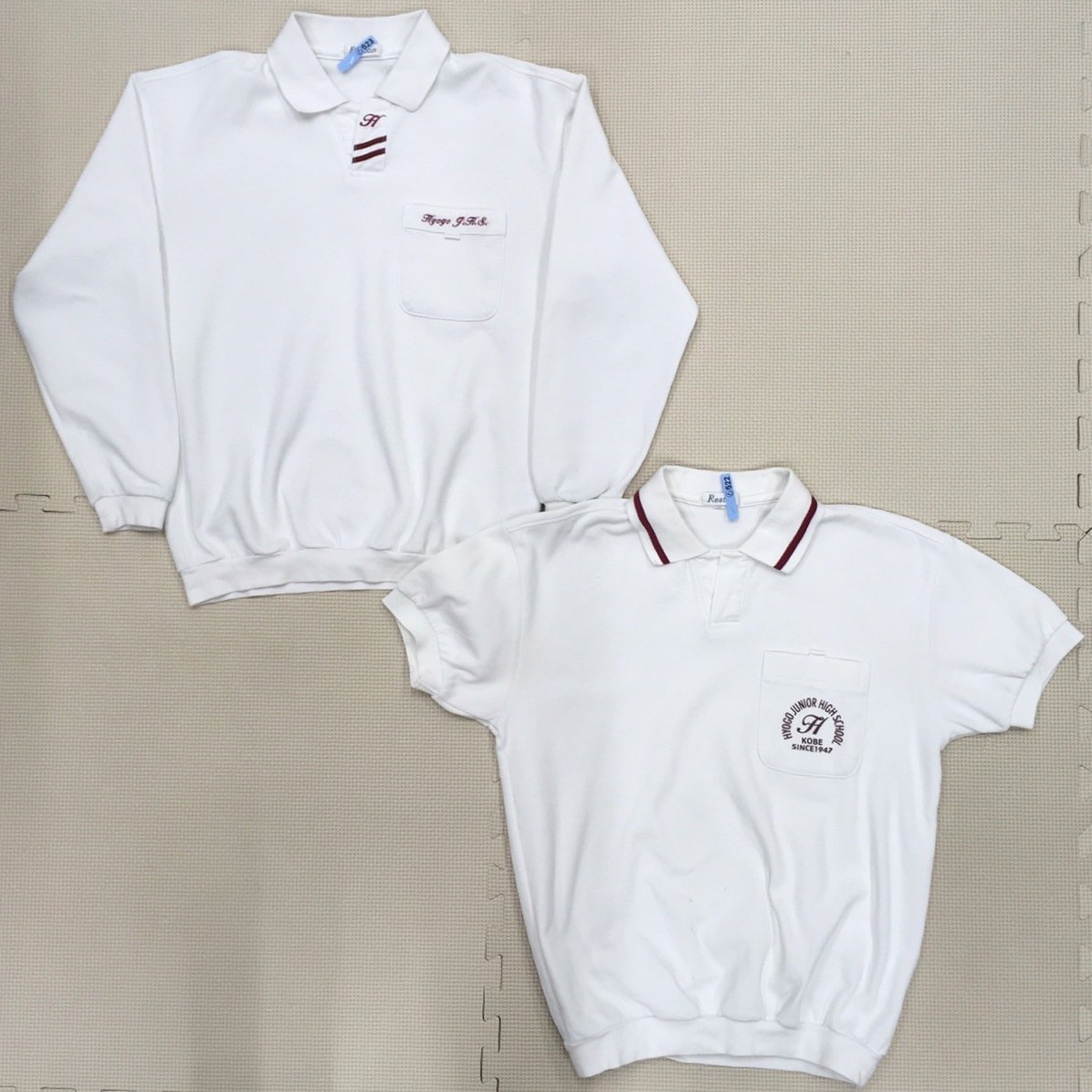 早割 万博 AS826-3(中古)兵庫県 神戸市立兵庫中学校 3点 スカート シャツ 学生服
