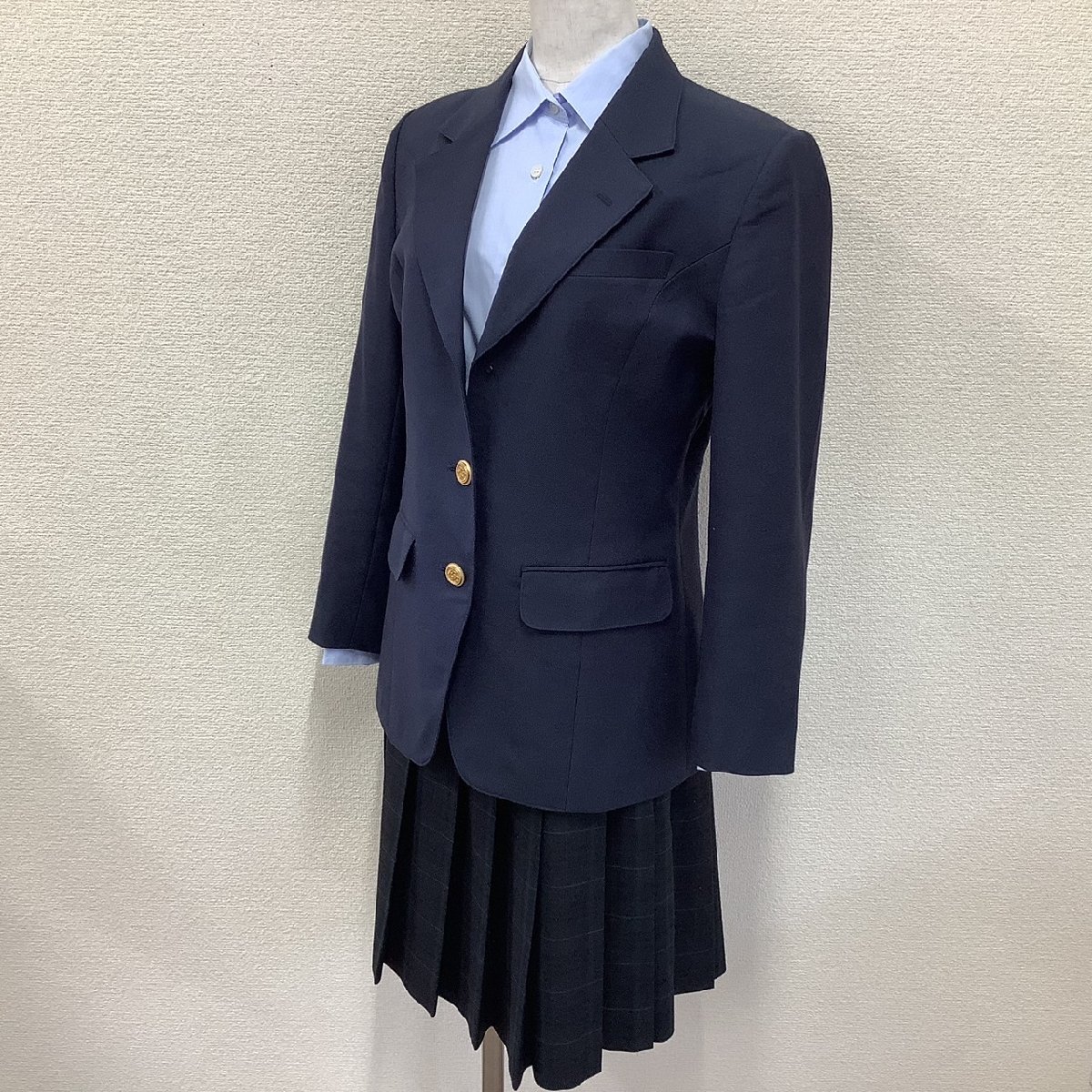 (訳ありセール 格安) (中古) (Y)I206 福島県 /M/W66/ブレザー/スカート/ブラウス/チェック柄/TOMBOW/冬服/中学/制服/女子学生/学生服 3点セット 郡山東高校 学生服 (訳ありセール 格安) (中古) (Y)I206 福島県 /M/W66/ブレザー/スカート/ブラウス/チェック柄/TOMBOW/冬服/中学/制服/女子学生/学生服 3点セット 郡山東高校 学生服