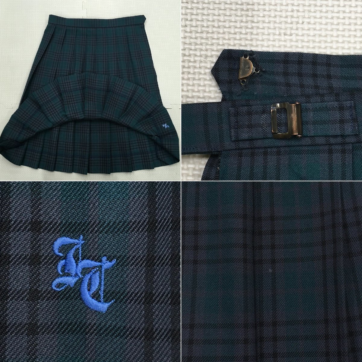 AS861(中古)高知県 伊野商業高校 5点セット /L/W66/ブレザー AS861(中古)高知県 伊野商業高校 5点セット /L/W66/ブレザー