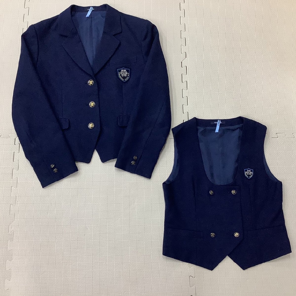 Y)I467()福島県 福島西高校 10点セット /指定品/ブレザー/ベスト Y)I467()福島県 福島西高校 10点セット /指定品/ブレザー/ベスト