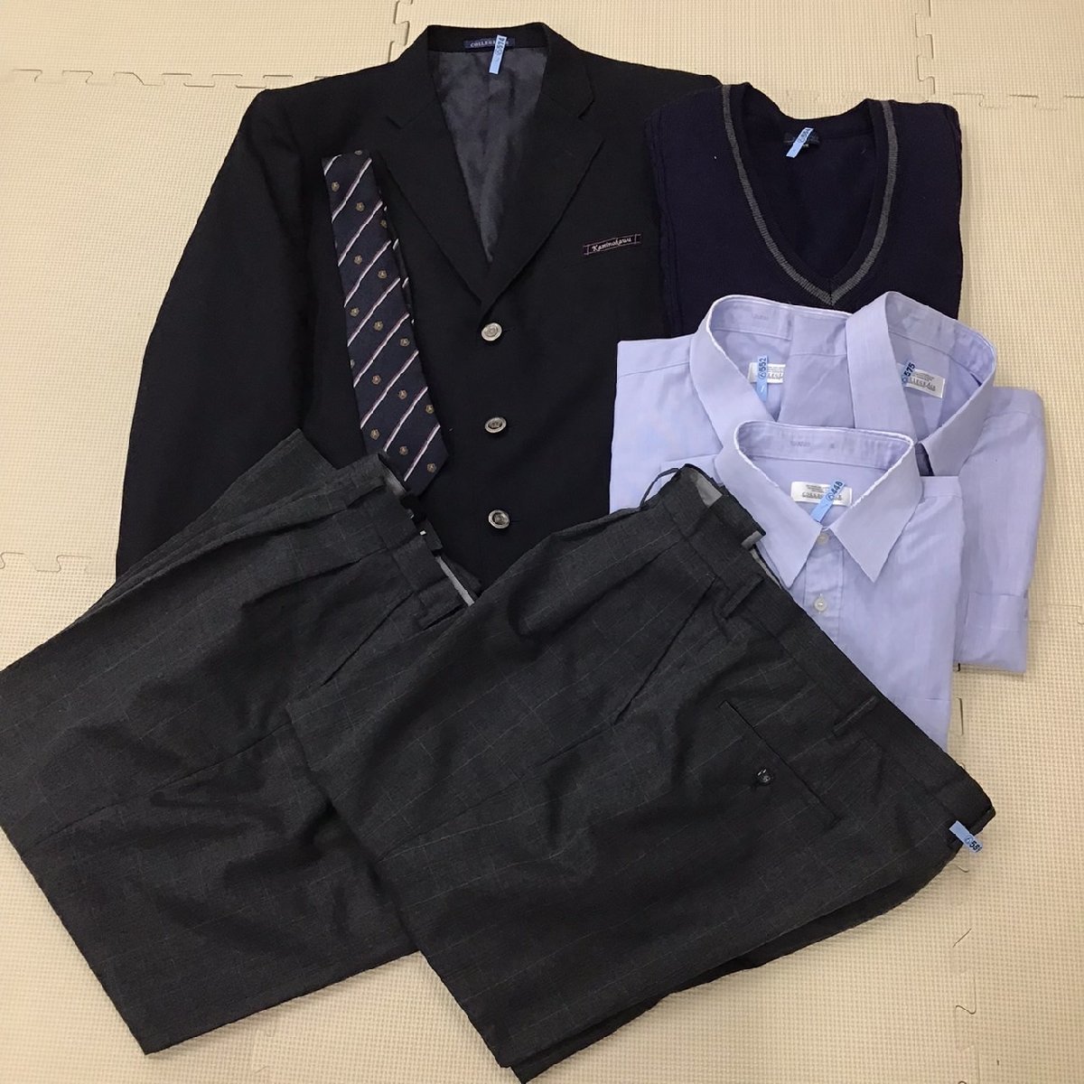 完璧主義 (中古) OT358-4 栃木県 /175B 8点セット 男子学生服 上三川高校 学生服