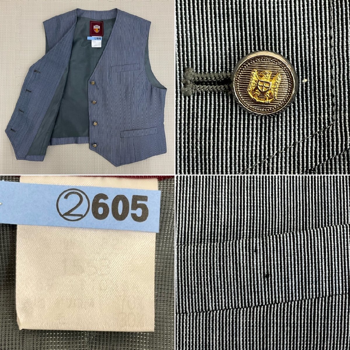 US811-1(中古)千葉県 椿森中学校 8点セット /指定品/155B/M/W69 US811-1(中古)千葉県 椿森中学校 8点セット /指定品/155B/M/W69