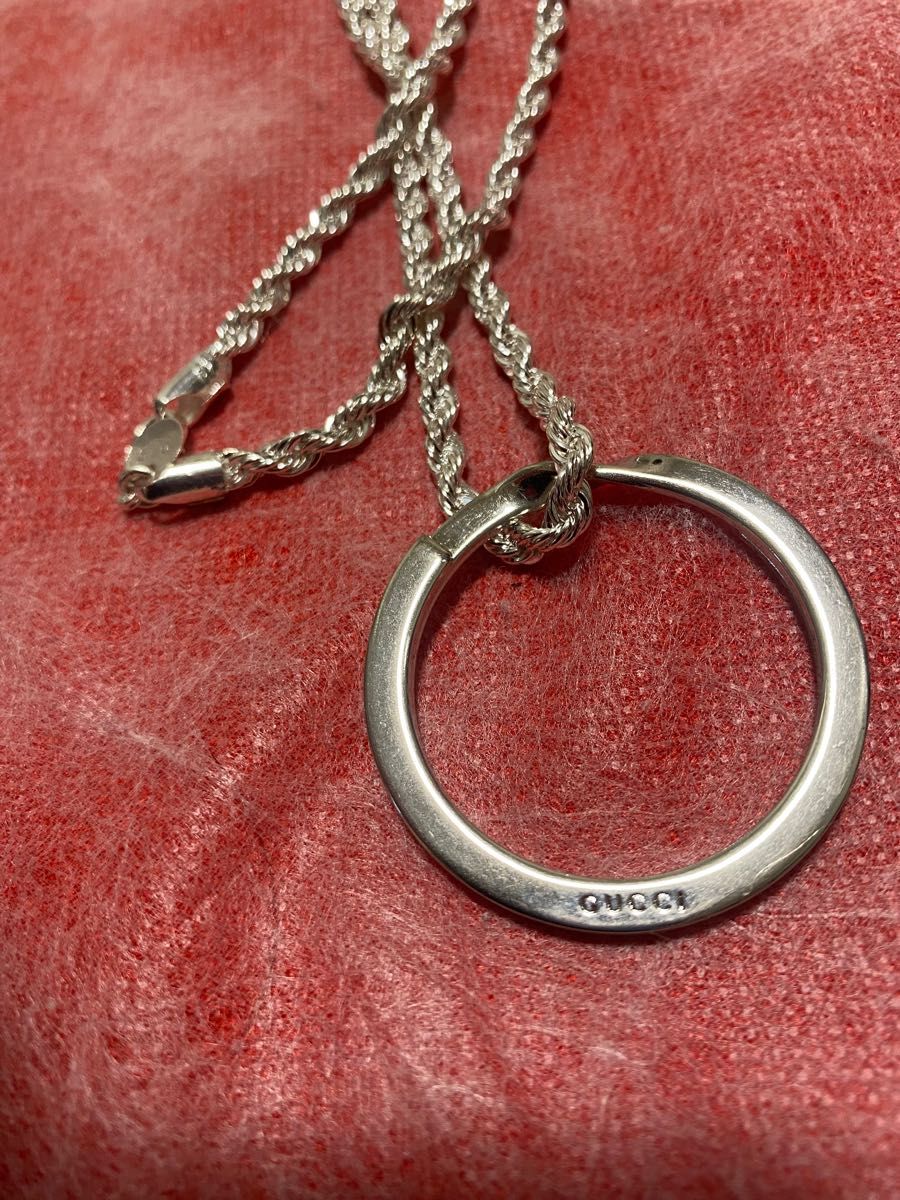 豪華で新しい GUCCI グッチ ネックレス シルバー 刻印 ネックレス